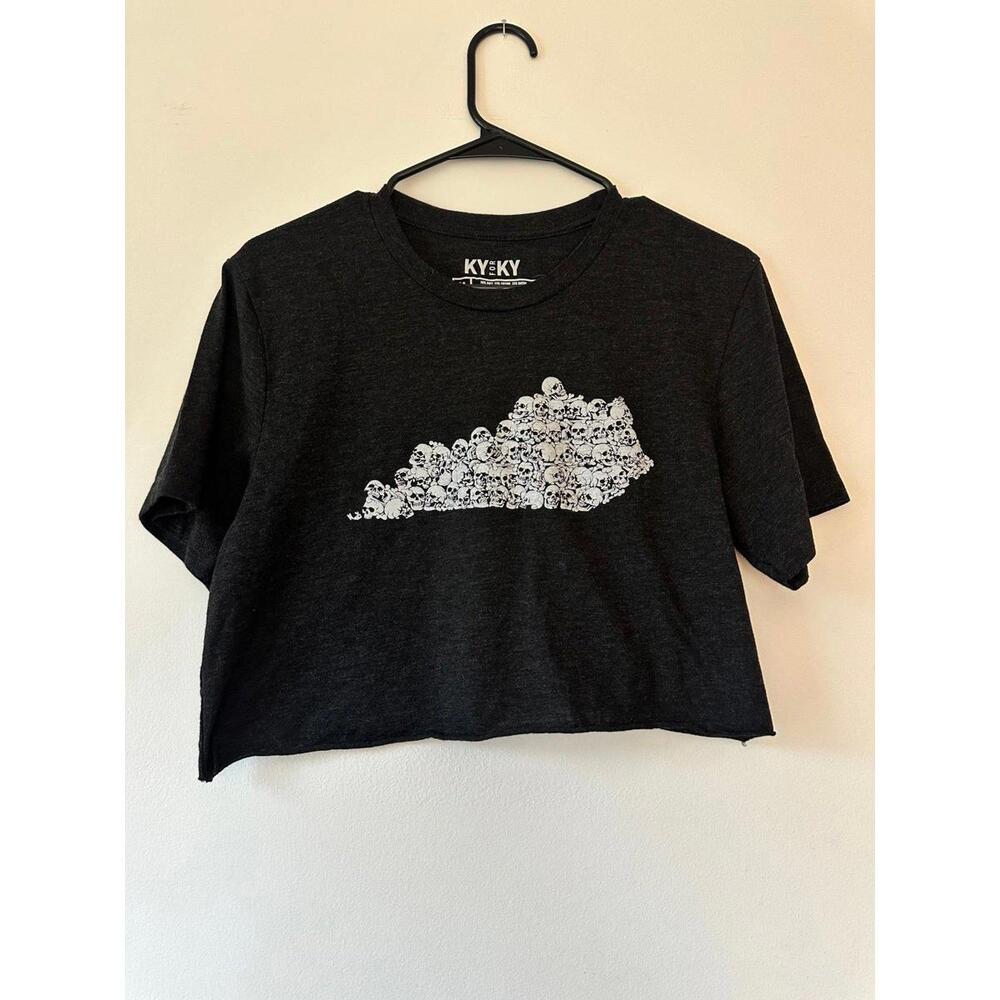 KY for KY Skull Crop Top